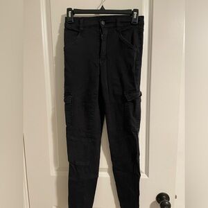 Garage black cargo pants size 1